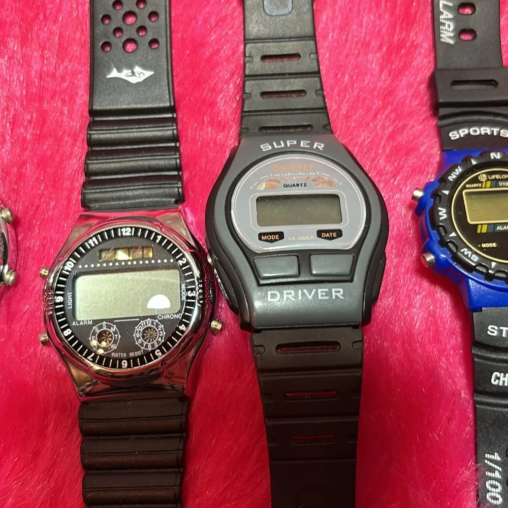 Bundle of Vintage Digital Watches